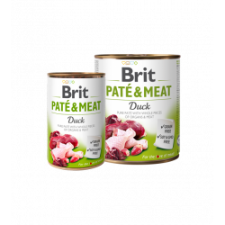 BRIT CARE Duck Pate & Meat konservai šunims