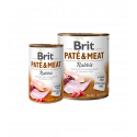 BRIT CARE Rabbit Pate & Meat konservai šunims