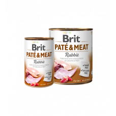 BRIT CARE Rabbit Pate & Meat konservai šunims
