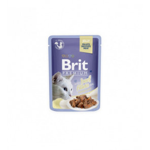 BRIT PREMIUM Cat Delicate Beef/jelly konservai katėms
