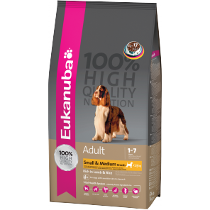 Eukanuba Adult Small & Medium Lamb & Rice